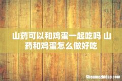 山药可以和鸡蛋一起吃吗 山药和鸡蛋怎么做好吃