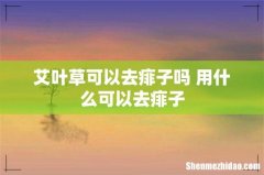 艾叶草可以去痱子吗 用什么可以去痱子