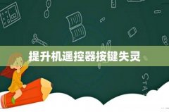 提升机遥控器按键失灵