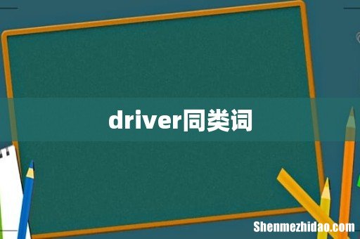 driver同类词