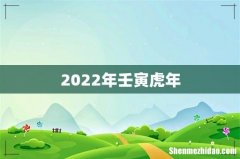 2022年壬寅虎年