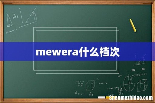 mewera什么档次
