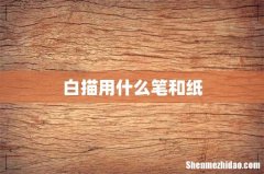 白描用什么笔和纸