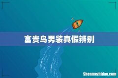 富贵鸟男装真假辨别