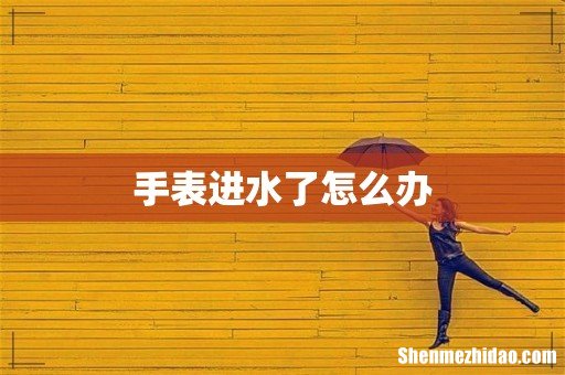 手表进水了怎么办