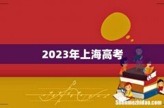 2023年上海高考