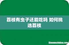 荔枝有虫子还能吃吗 如何挑选荔枝