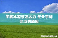 手脚冰凉该怎么办 冬天手脚冰凉的原因