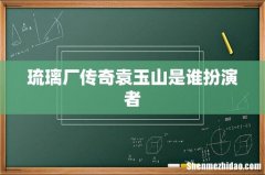 琉璃厂传奇袁玉山是谁扮演者