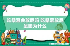 吃桑葚会放屁吗 吃桑葚放屁是因为什么
