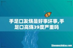 手足口发烧是好事坏事,手足口高烧39度严重吗