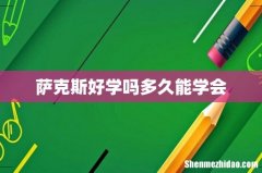 萨克斯好学吗多久能学会