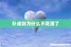 朴成训为什么不花滑了
