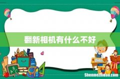 翻新相机有什么不好