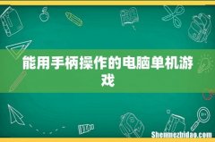 能用手柄操作的电脑单机游戏