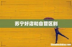 苏宁好店和自营区别