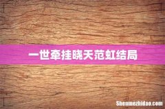 一世牵挂晓天范虹结局