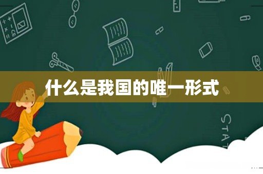 什么是我国的唯一形式