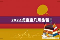 2022虎宝宝几月命苦
