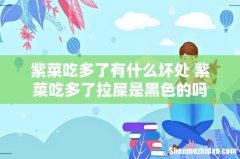 紫菜吃多了有什么坏处 紫菜吃多了拉屎是黑色的吗