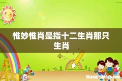 惟妙惟肖是指十二生肖那只生肖