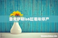 雷克萨斯is6缸哪年停产