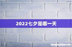 2022七夕是哪一天