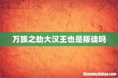 万族之劫大汉王也是叛徒吗