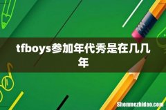 tfboys参加年代秀是在几几年