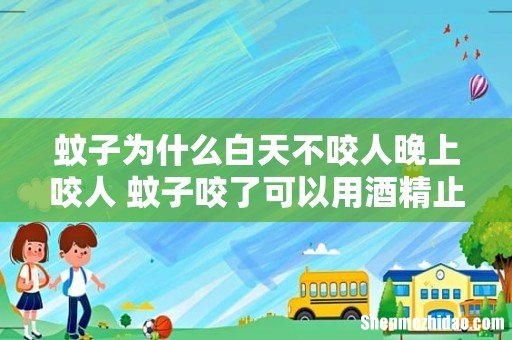 蚊子为什么白天不咬人晚上咬人 蚊子咬了可以用酒精止痒