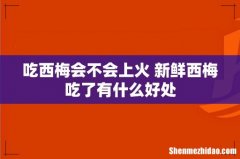 吃西梅会不会上火 新鲜西梅吃了有什么好处