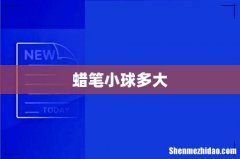 蜡笔小球多大