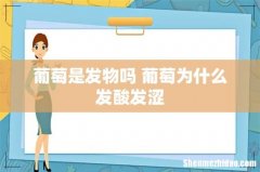 葡萄是发物吗 葡萄为什么发酸发涩