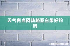 天气有点闷热路亚白条好钓吗