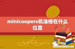 minicoopers机油格在什么位置