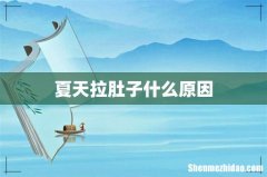 夏天拉肚子什么原因