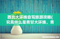 究竟什么是青甘大环线，青甘大环线是怎么样一条旅游路线 西北大环线自驾旅游攻略