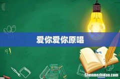爱你爱你原唱