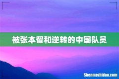 被张本智和逆转的中国队员