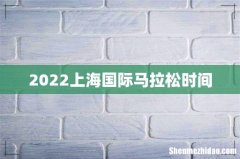 2022上海国际马拉松时间