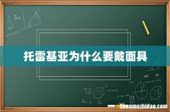 托雷基亚为什么要戴面具