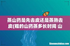 粗的山药蒸多长时间 山药蒸完还是硬的怎么办 蒸山药是先去皮还是蒸熟去皮
