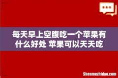 每天早上空腹吃一个苹果有什么好处 苹果可以天天吃一个吗