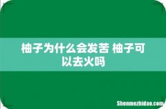 柚子为什么会发苦 柚子可以去火吗
