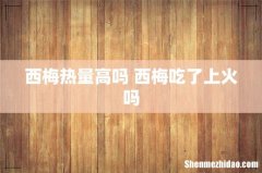 西梅热量高吗 西梅吃了上火吗