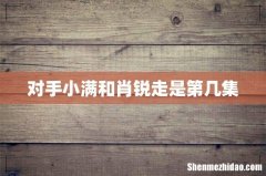 对手小满和肖锐走是第几集