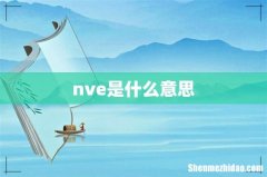 nve是什么意思