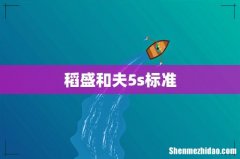 稻盛和夫5s标准