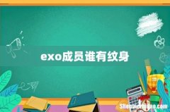 exo成员谁有纹身