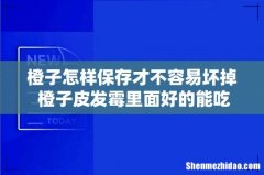 橙子怎样保存才不容易坏掉 橙子皮发霉里面好的能吃吗